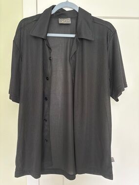Vintage Sheer Button Up Shirt